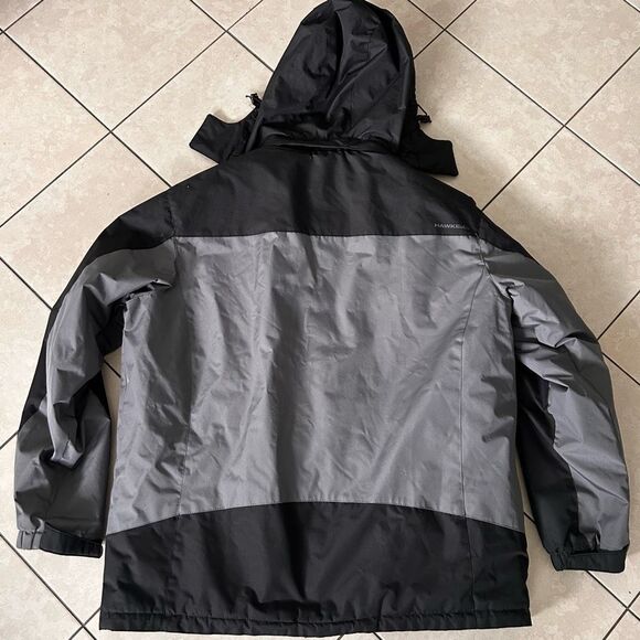 Hawke & Co. Mens Winter Coat Gray & Black Preloved Excellent Size XXL MSRP $225 - Picture 6 of 10